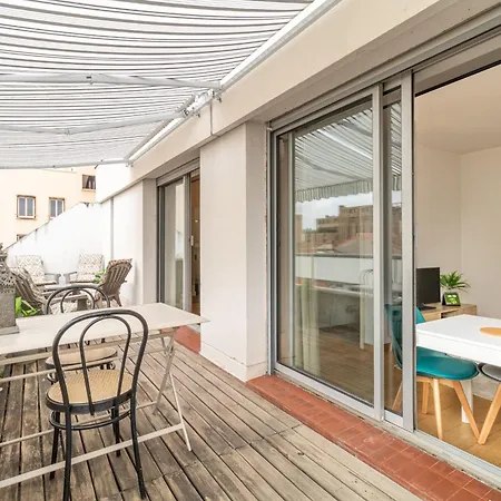 Bright Flat With Terrace - Near Train Station Toulouse